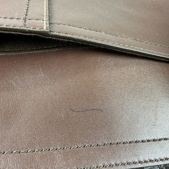 Coach Lexington Brown Mahogany Unisex Men Leather Map Messenger Bag Work NWT - Picture 13 of 14